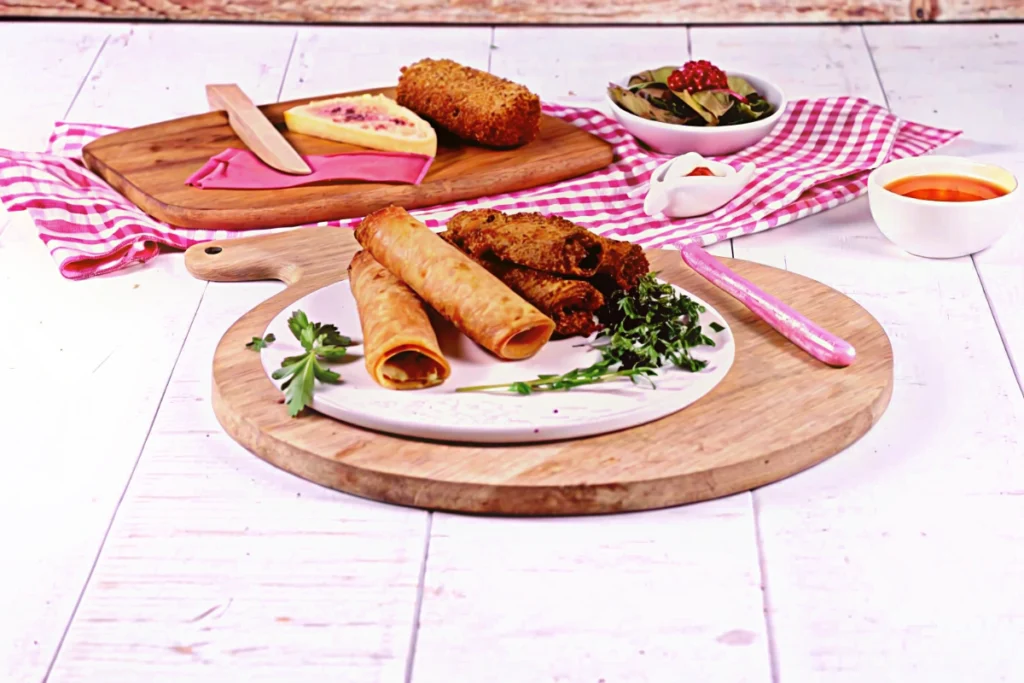 Brioche perdue salée et roulée au jambon