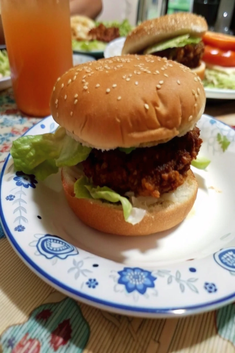 Burger végétarien aux lentilles