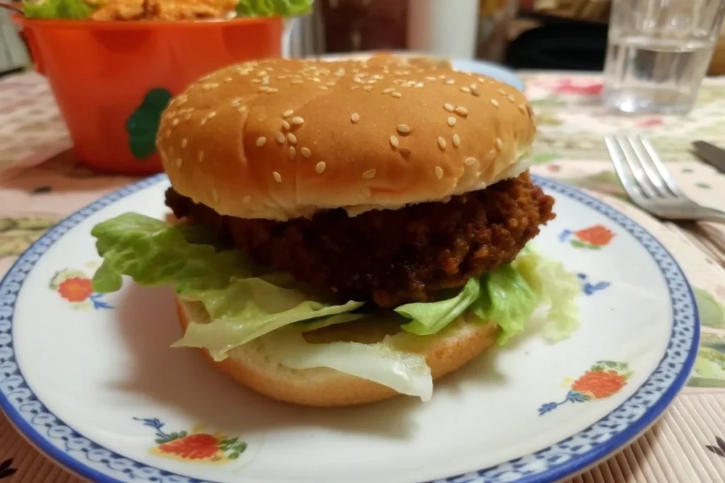 Burger végétarien aux lentilles