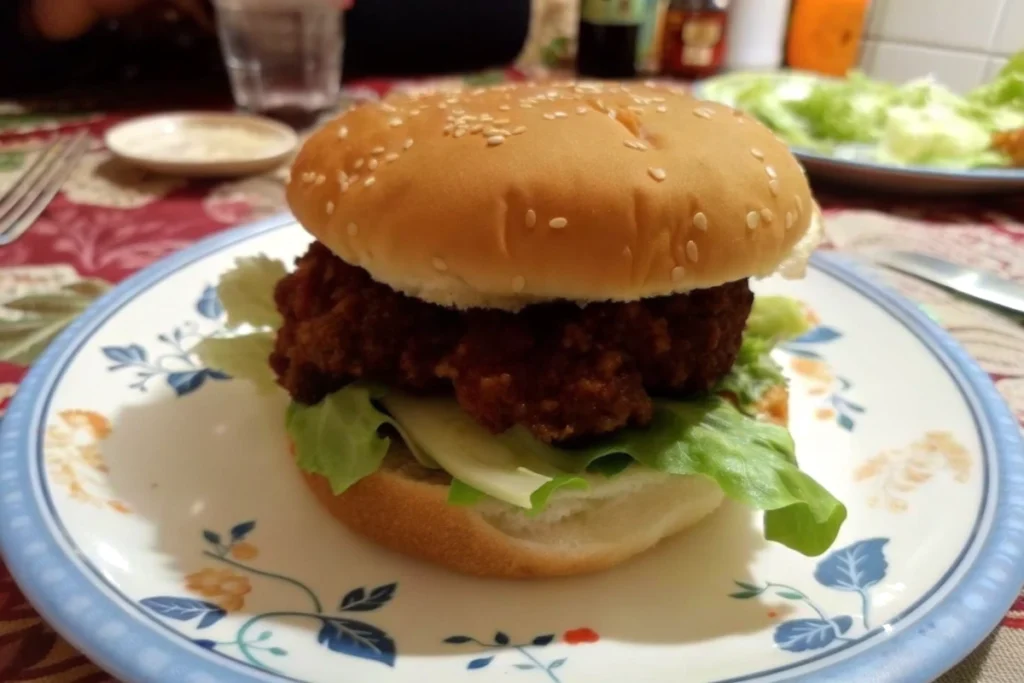 Burger végétarien aux lentilles