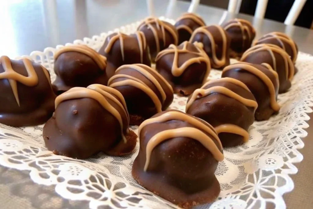 Chocolats croustillants au beurre de cacahuète