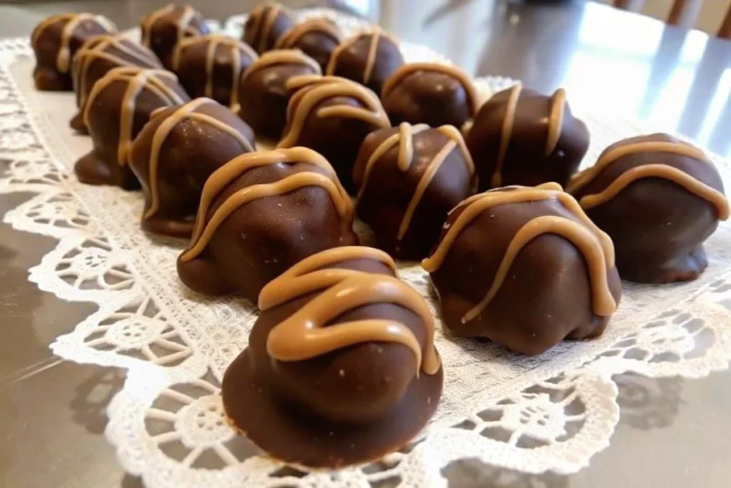 Chocolats croustillants au beurre de cacahuète