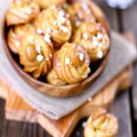 Chouquettes au beurre de cacahuètes