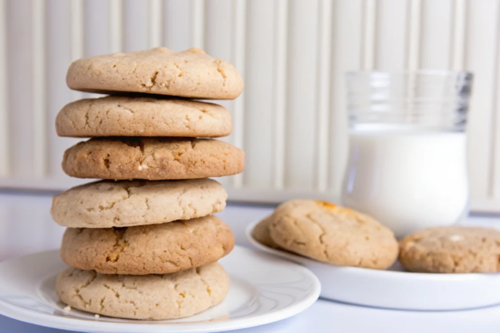 Cookies divins au beurre de cacahuètes et amandes effilées