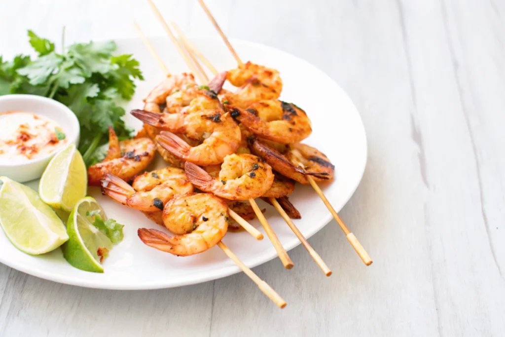 Crevettes poêlées à la coriandre et épices