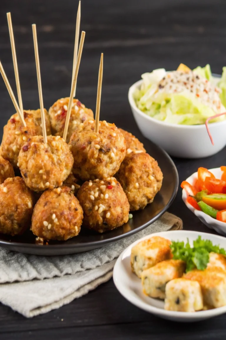 Croquettes de pomme de terre et viande hachée