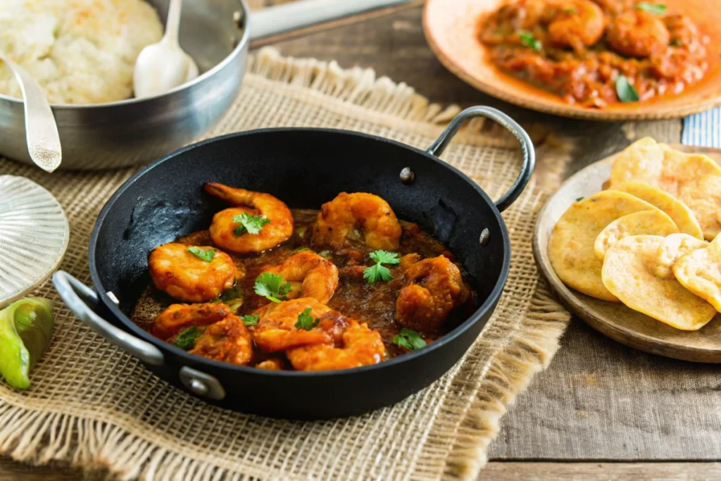 Curry de crevettes express