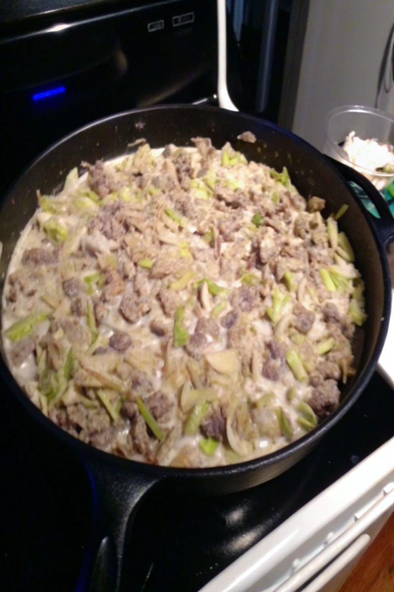 Délice de Poireaux et Viande Hachée : Recette Facile & Savoureuse 🌱🍲✨