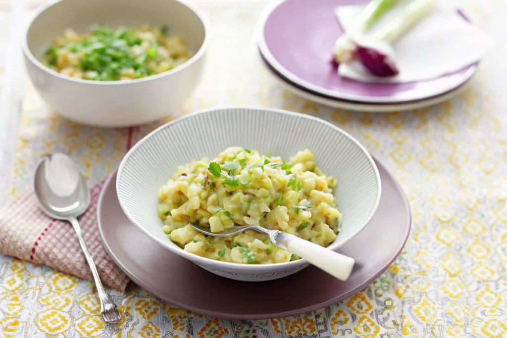 Fondue de poireaux aux échalotes