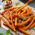 Frites de patates douces à l’Airfryer