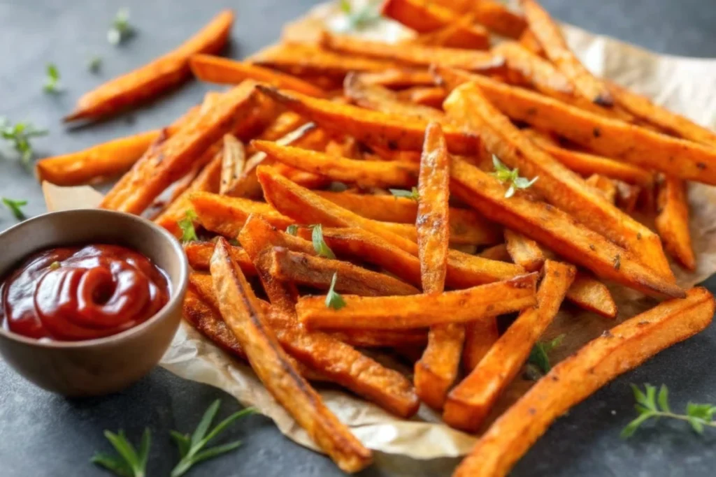 Frites de patates douces à l’Airfryer