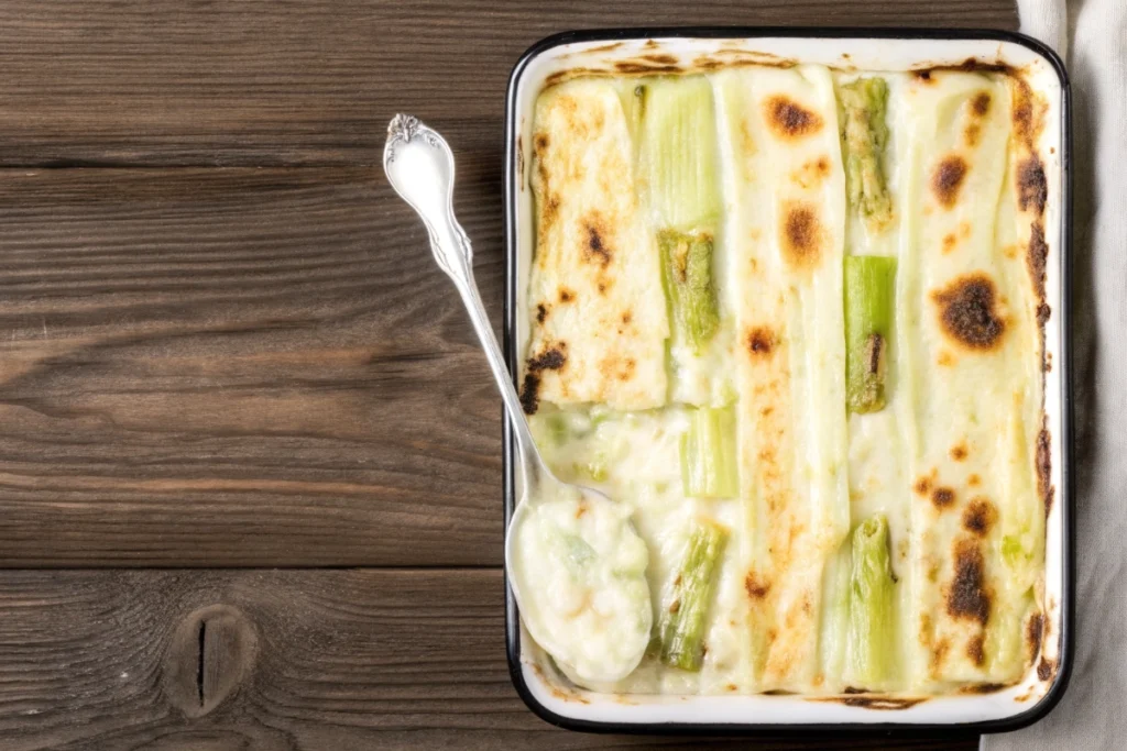Gratin de poireaux