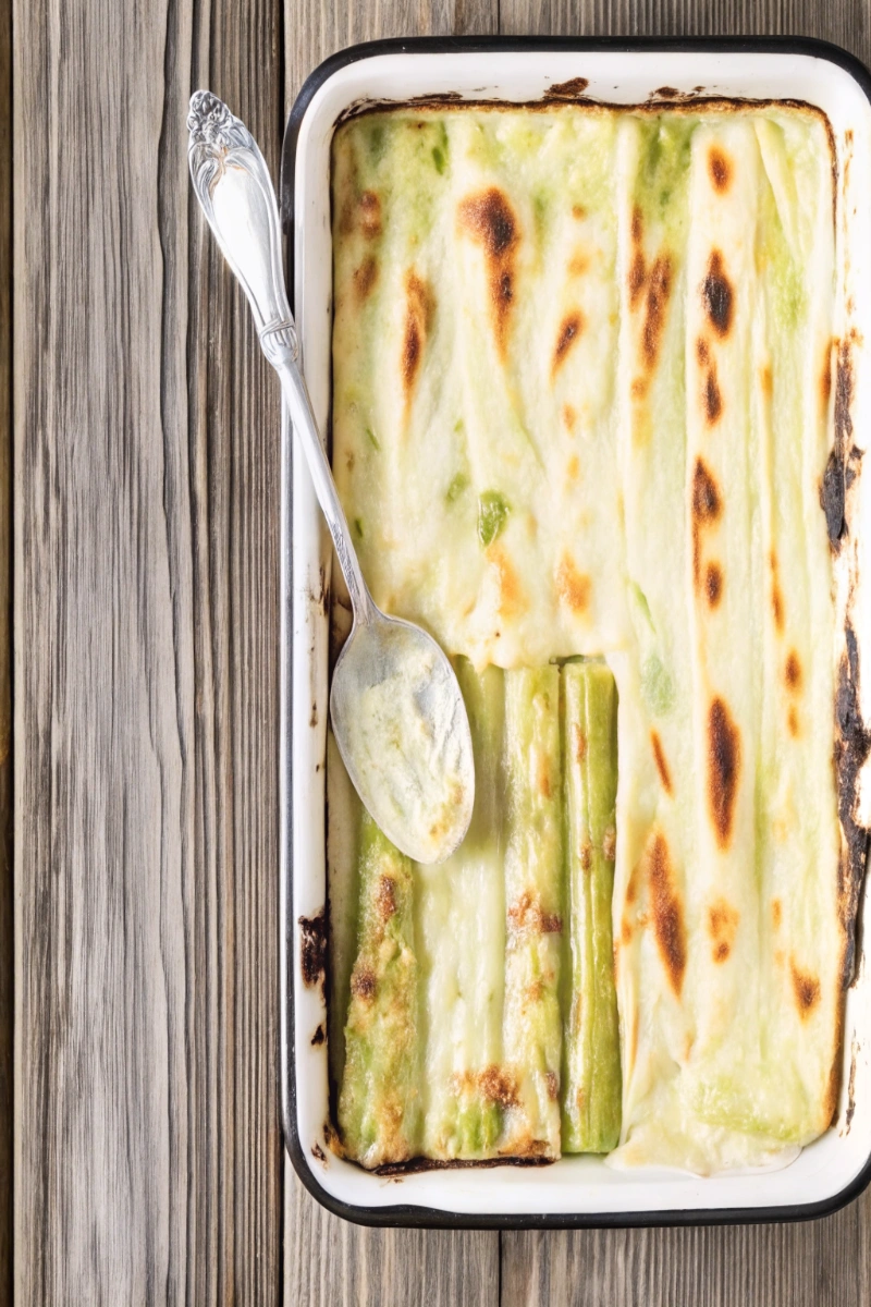 Gratin de poireaux