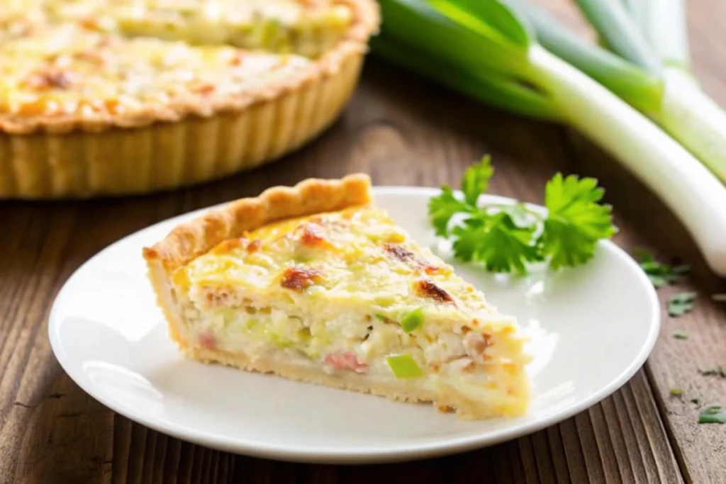 La tarte au poireaux trop bonne