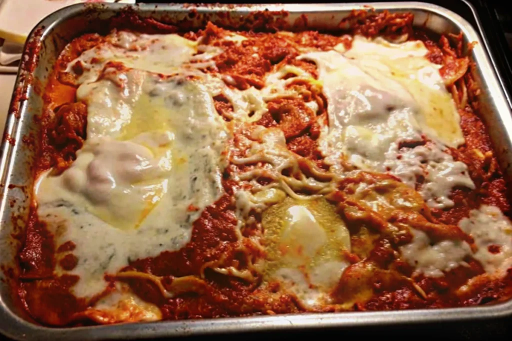 Lasagnes Chèvre-miel-viande hachée