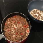 Lentilles à la viande hachée
