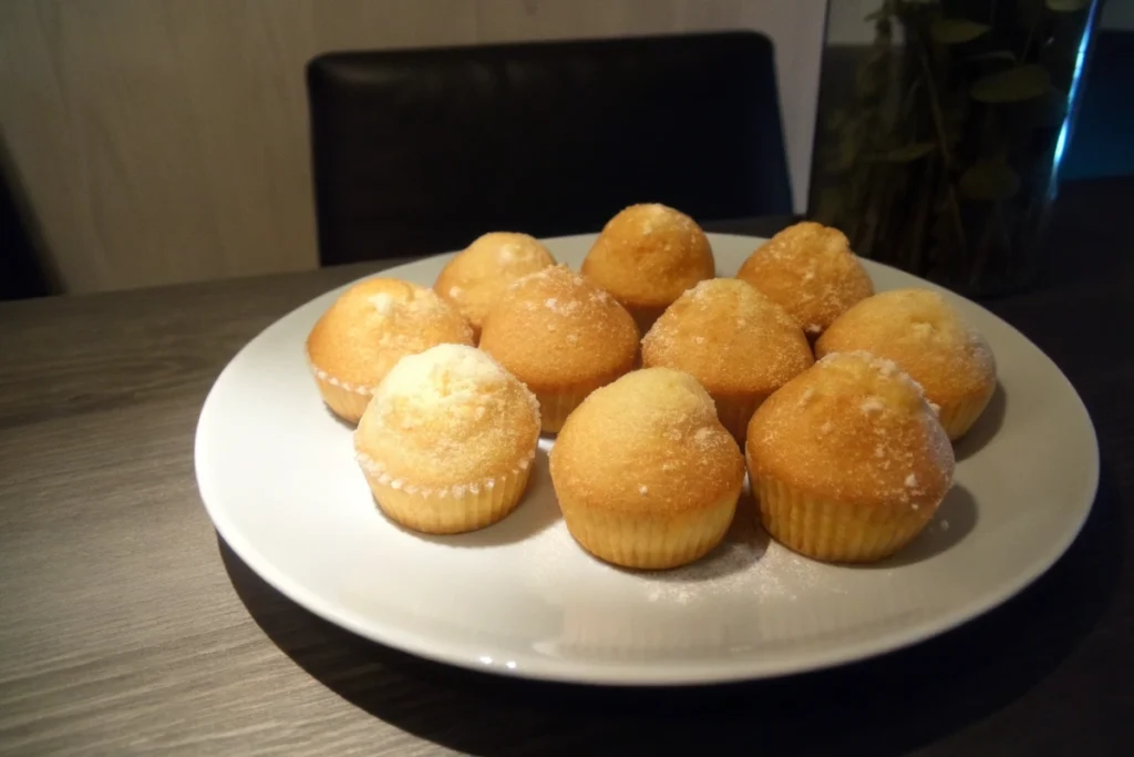 Madeleines au beurre de cacahuètes