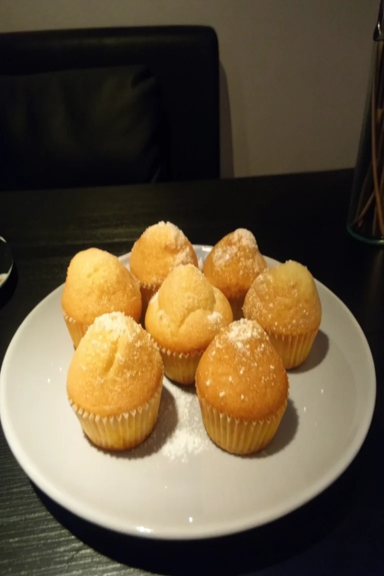 Madeleines au beurre de cacahuètes