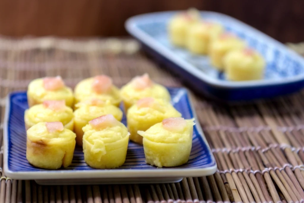 Maple bacon pancake bite