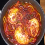 Mon poulet basquaise au four