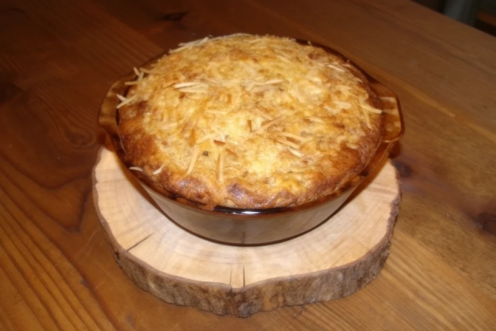 Pain de chou vert à la viande hachée