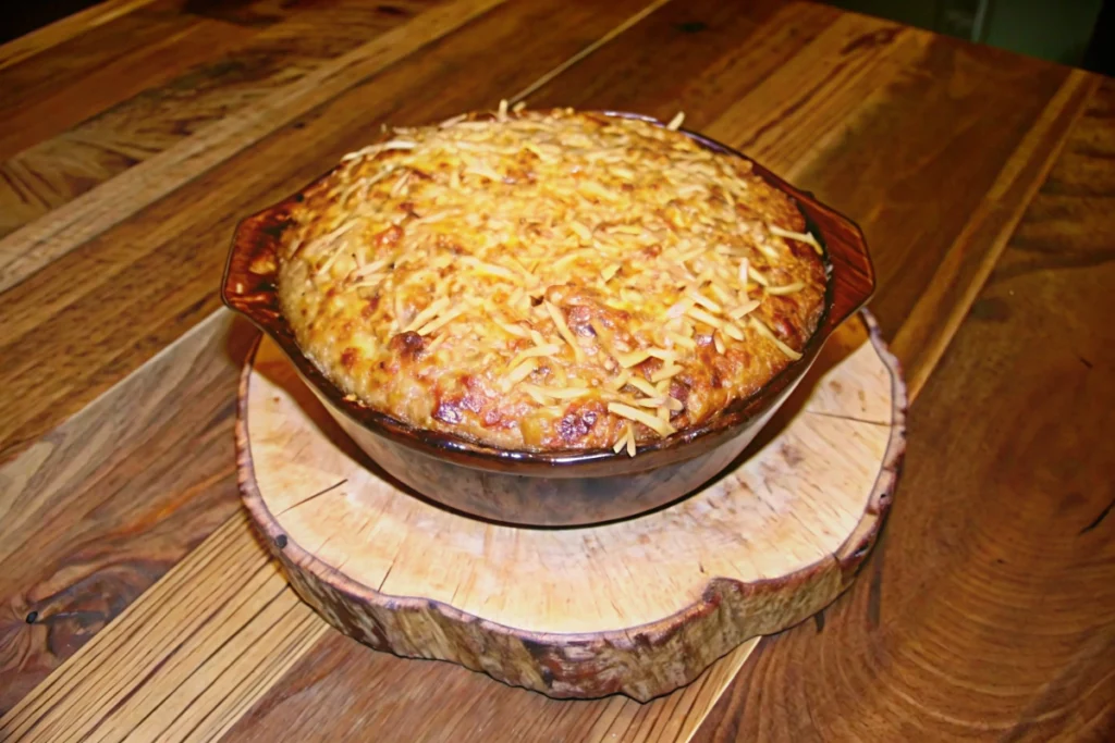 Pain de chou vert à la viande hachée