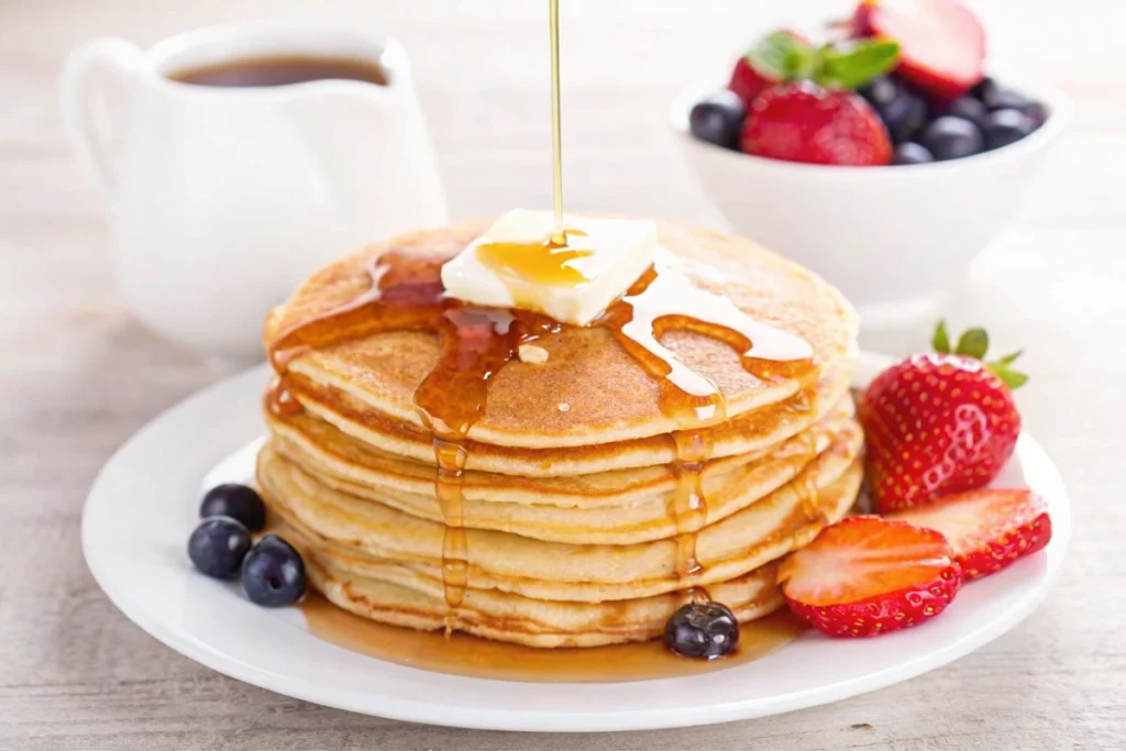 Pancakes au lait d'amande