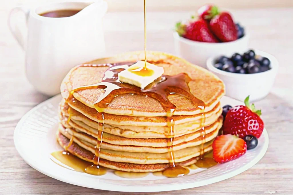 Pancakes au lait d'amande