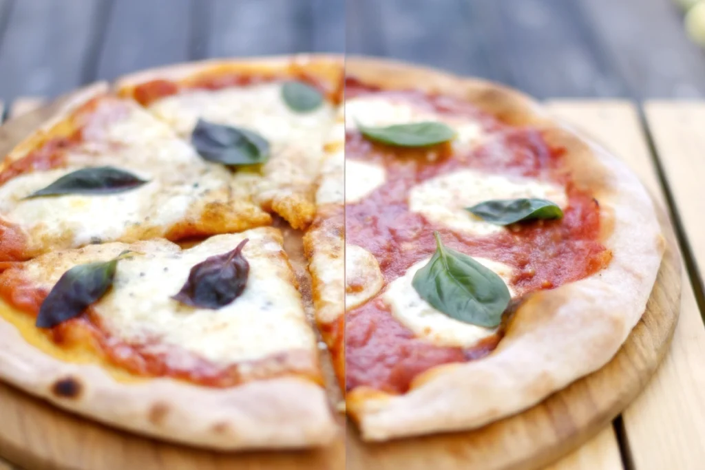 Pâte à pizza avec fromage intégré