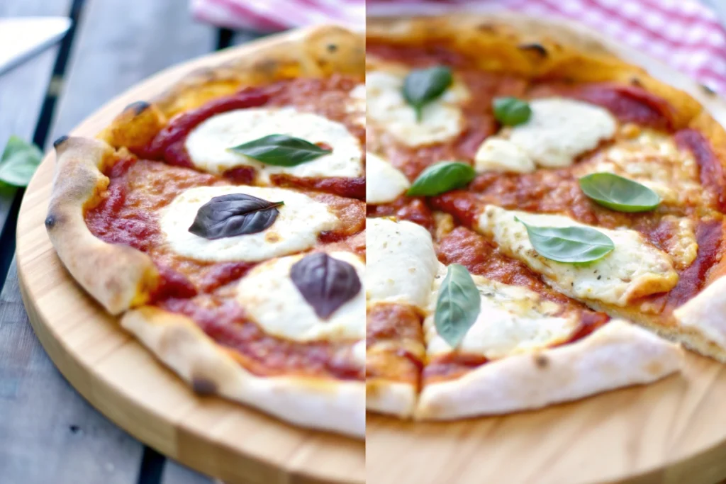 Pâte à pizza avec fromage intégré