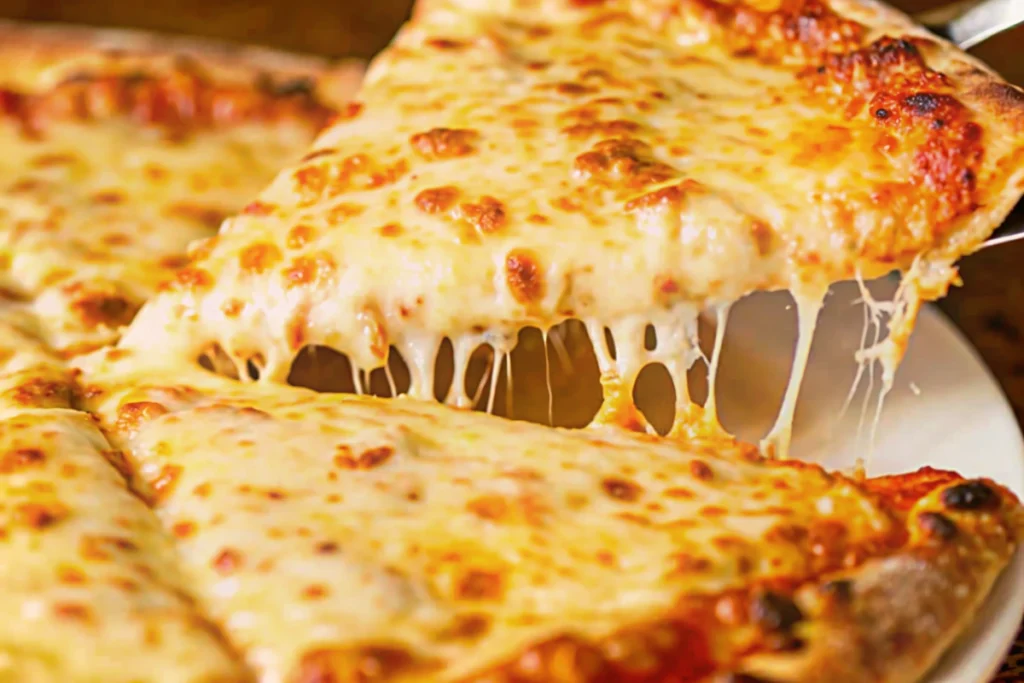 Pizza au boeuf et au comté