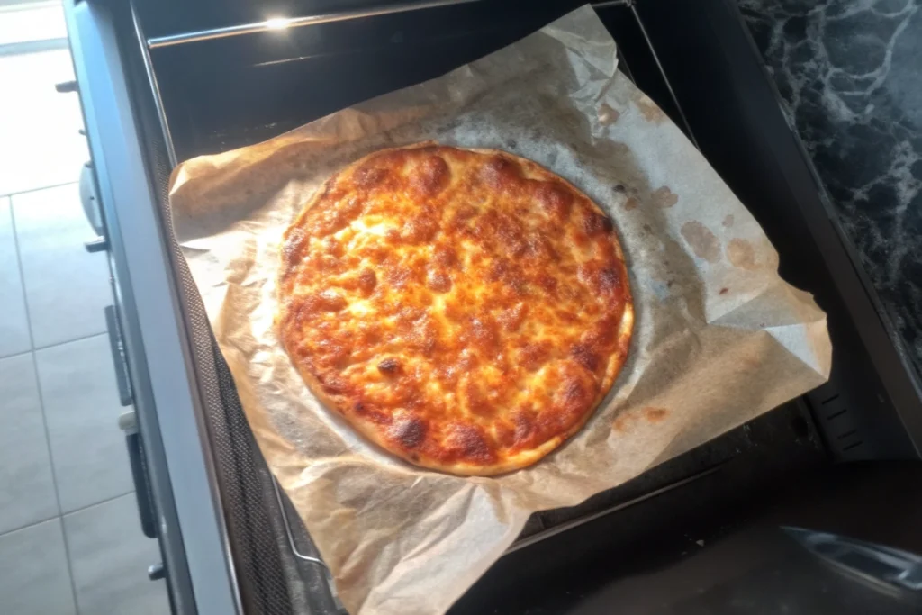 Pizza au jambon de Parme et mozzarella