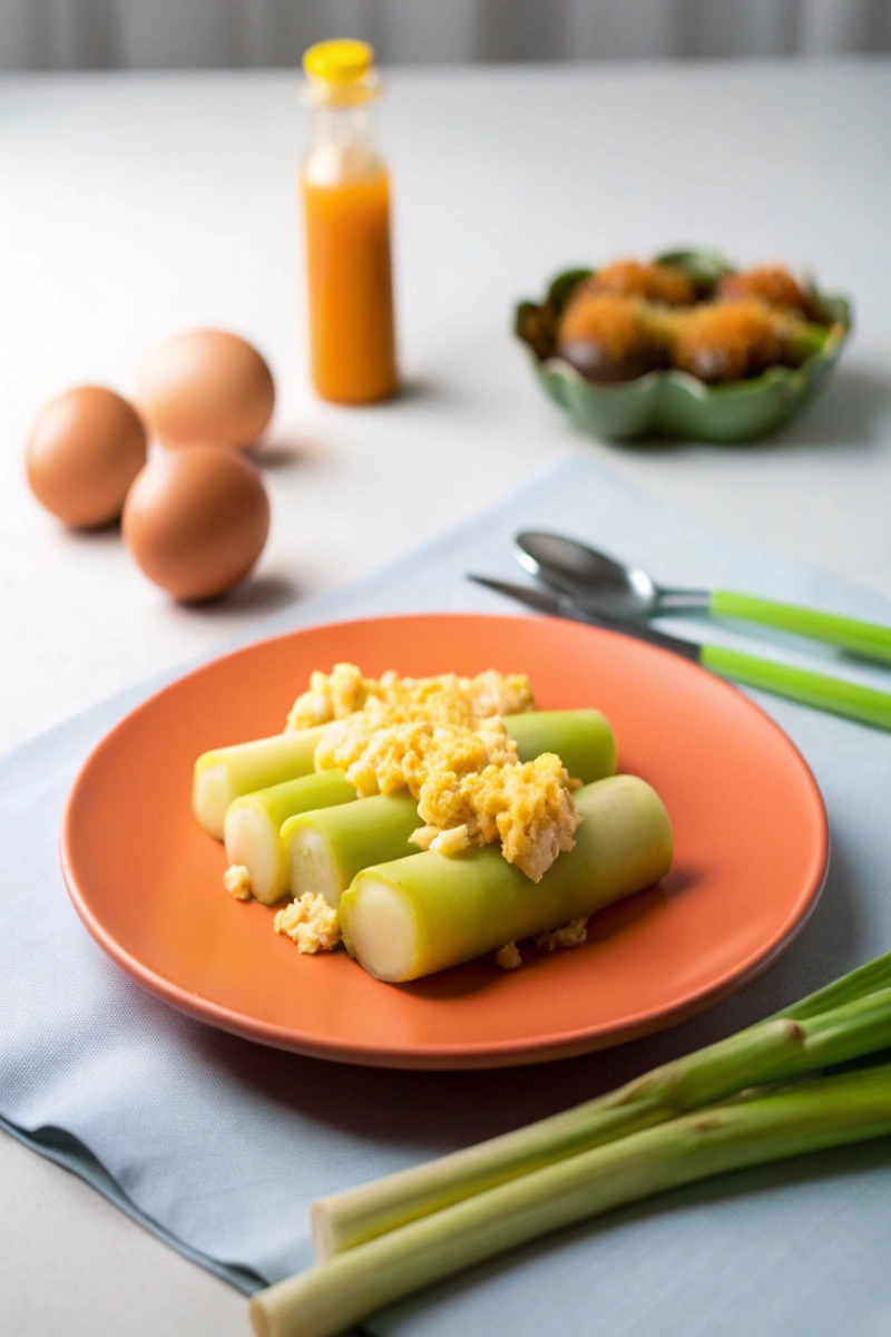 Poireaux à la vinaigrette