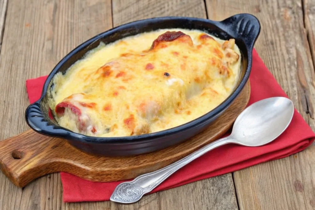 Poireaux au jambon à la béchamel