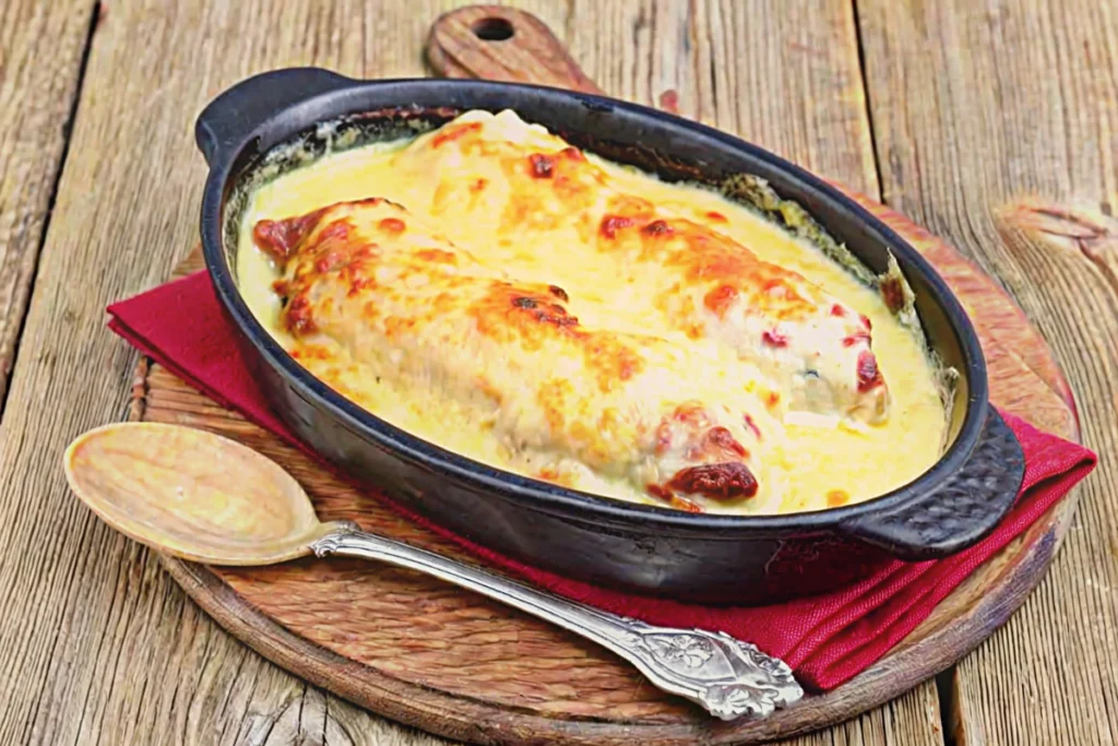 Poireaux au jambon à la béchamel