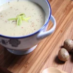 Potage velouté poireaux pommes de terre