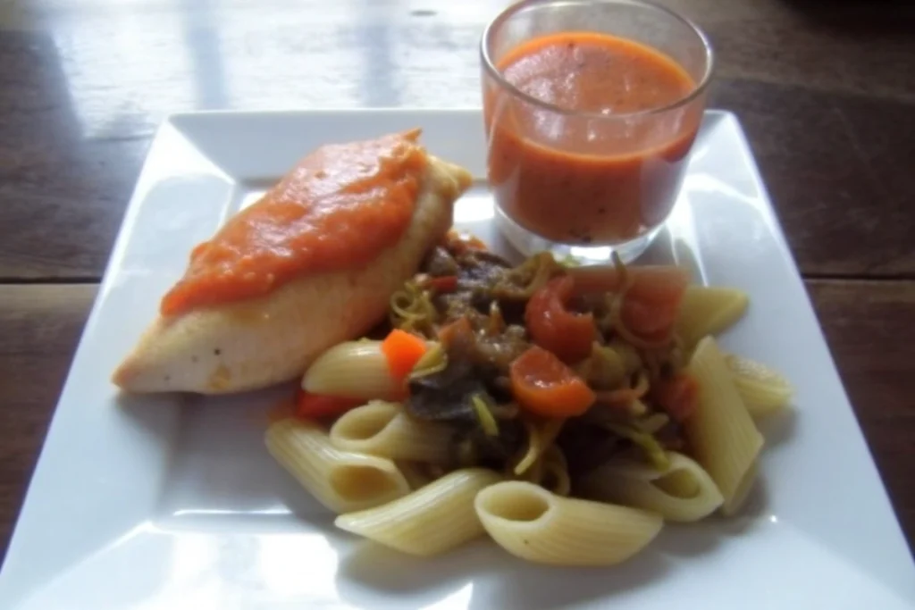 Poulet à la sauce basquaise revisitée