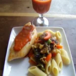 Poulet à la sauce basquaise revisitée