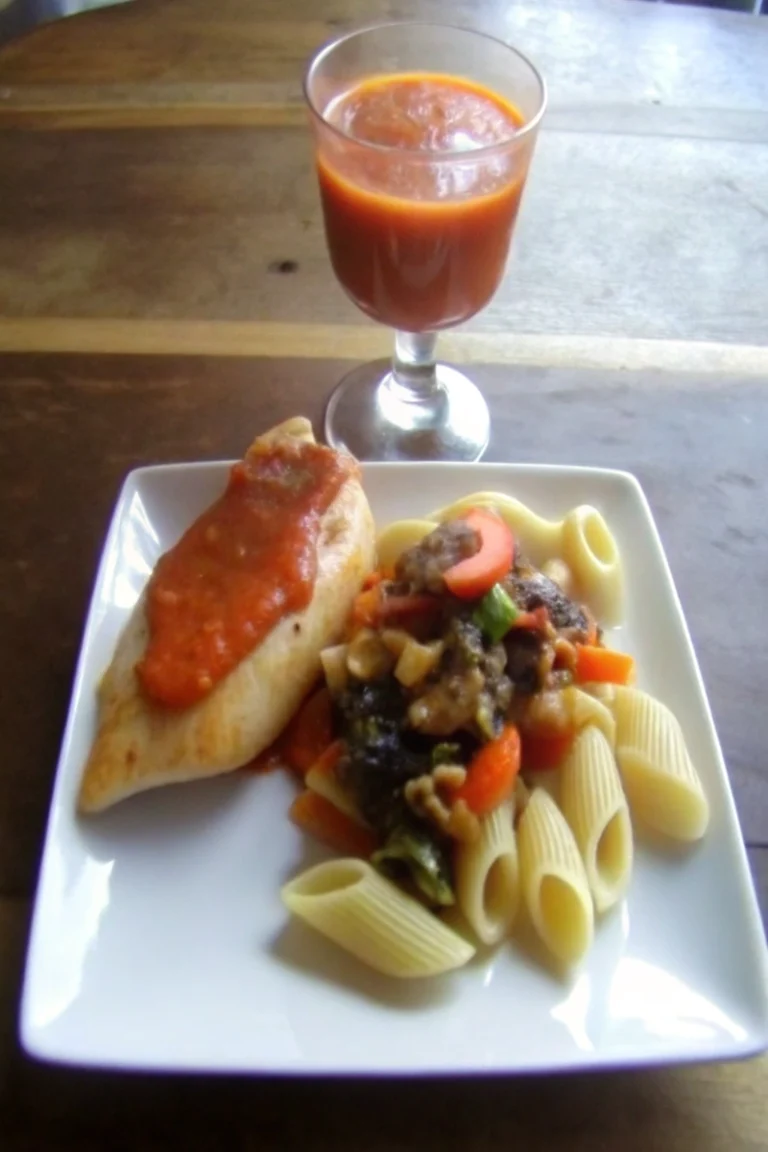 Poulet à la sauce basquaise revisitée