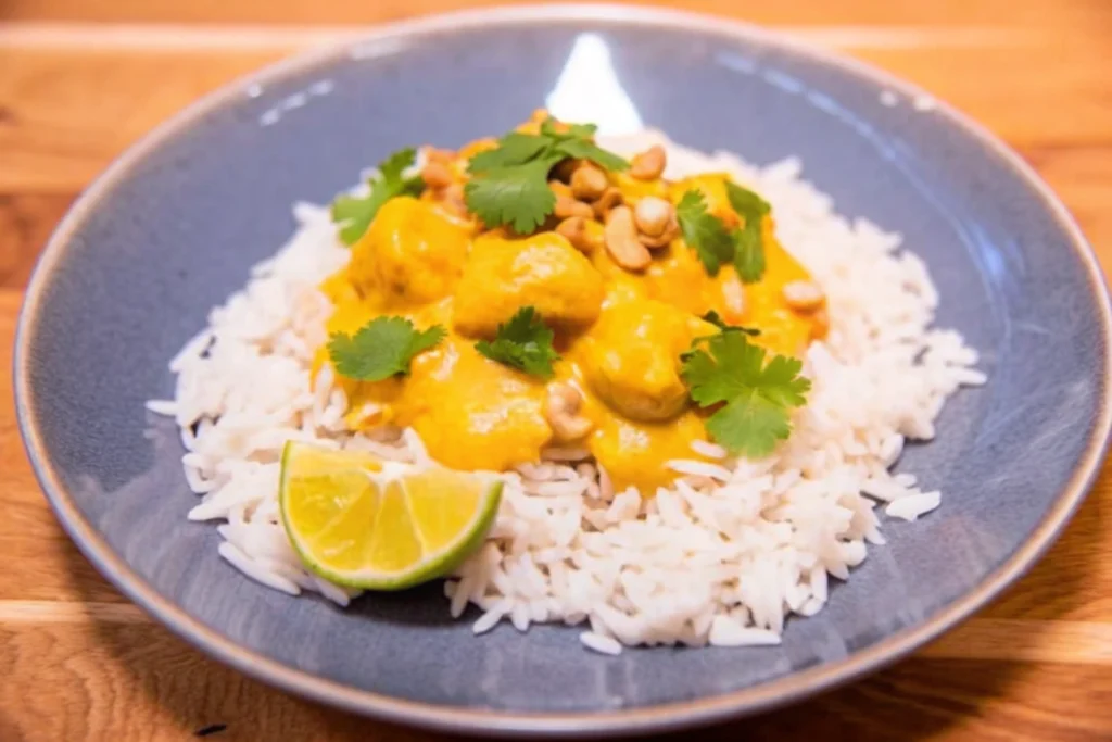 Poulet au beurre de cacahuètes