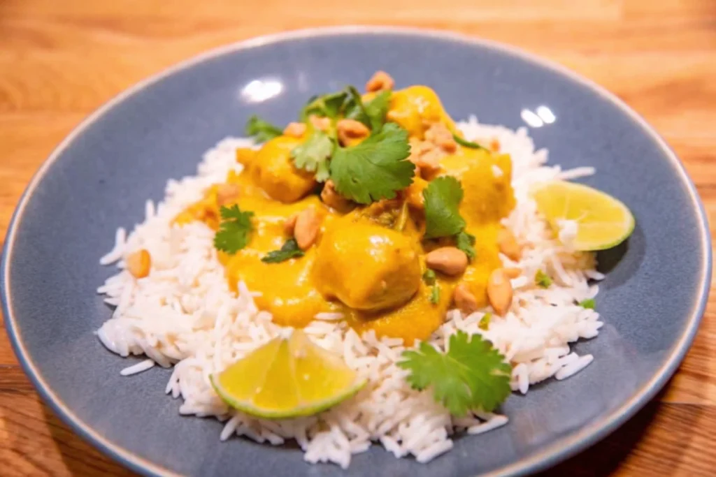 Poulet au beurre de cacahuètes