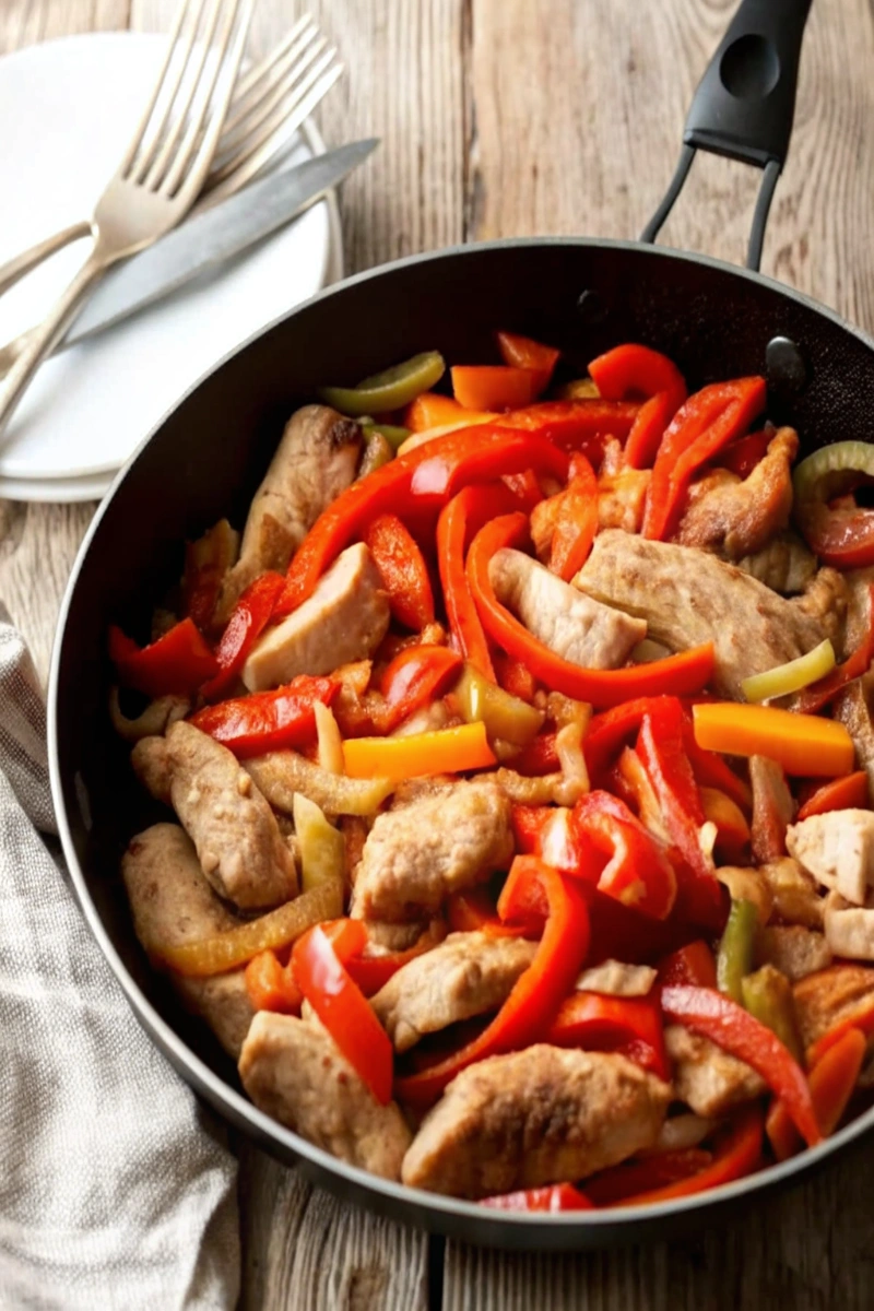 Poulet basquaise au Companion : Recette Délicieuse & Facile 🚶‍♂️🍗✨