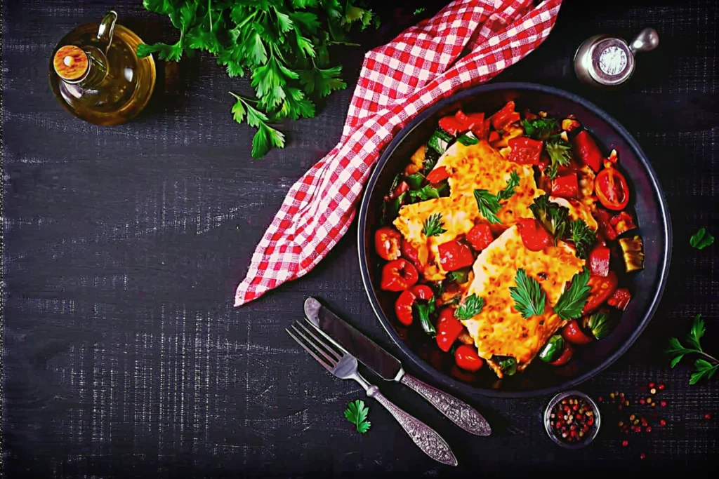 Poulet basquaise au Cookeo