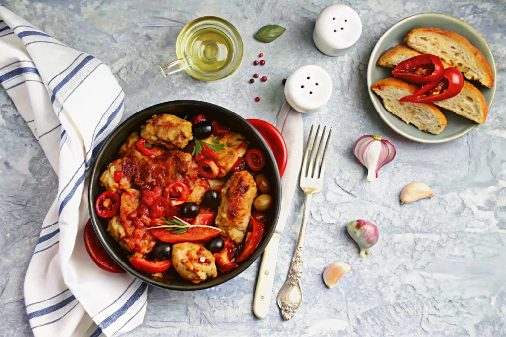 Poulet basquaise au Thermomix