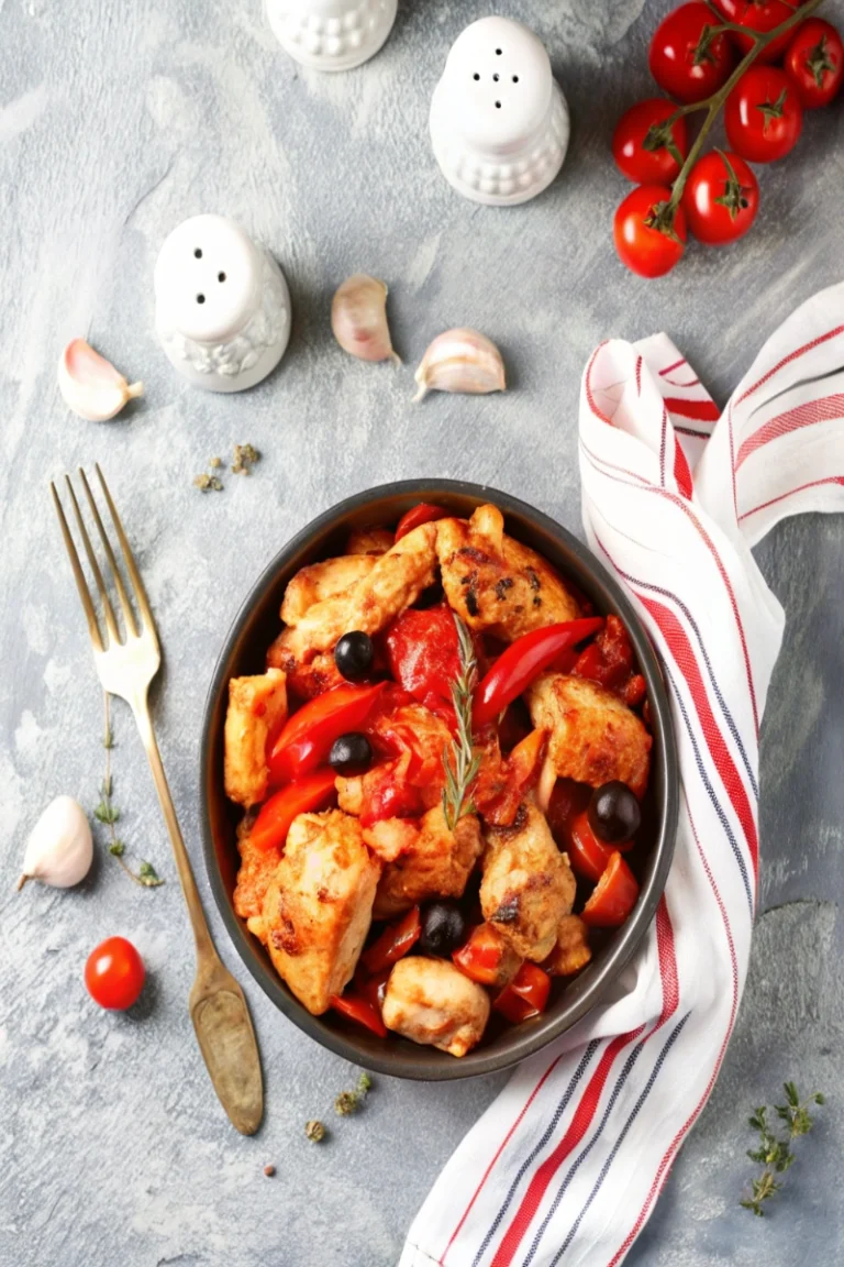 Poulet basquaise au Thermomix