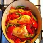 Poulet basquaise au chorizo