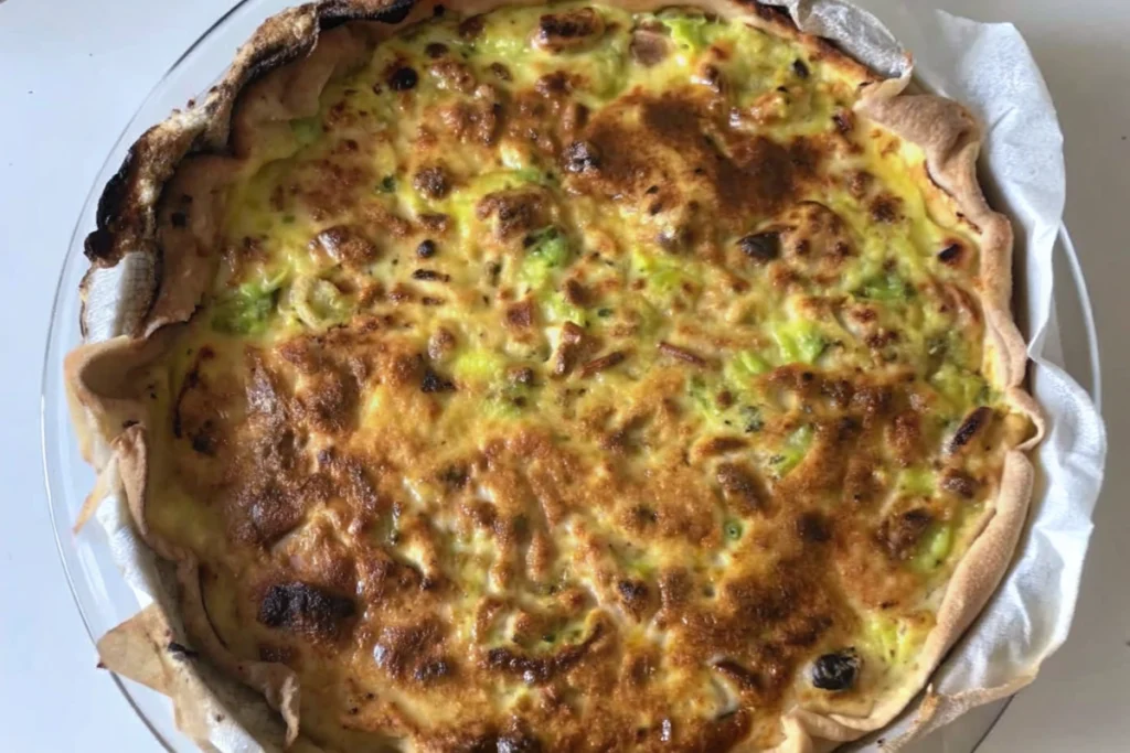Quiche Saumon et Poireaux