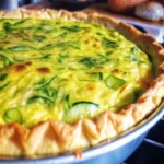 Quiche aux poireaux miel-curry