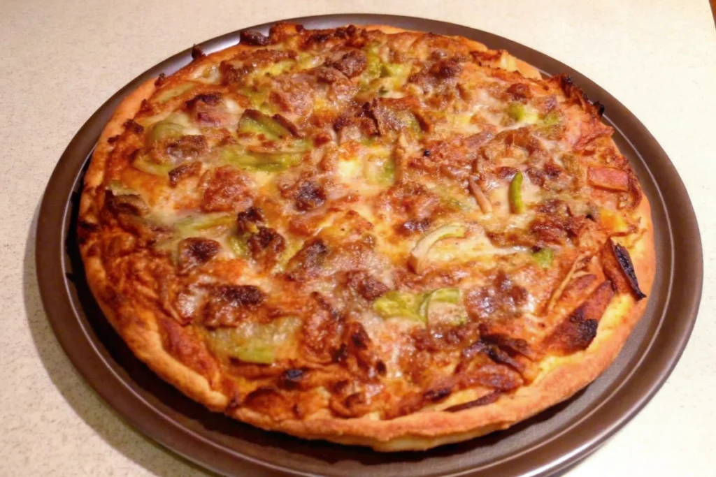 Quiche roquefort et poireaux