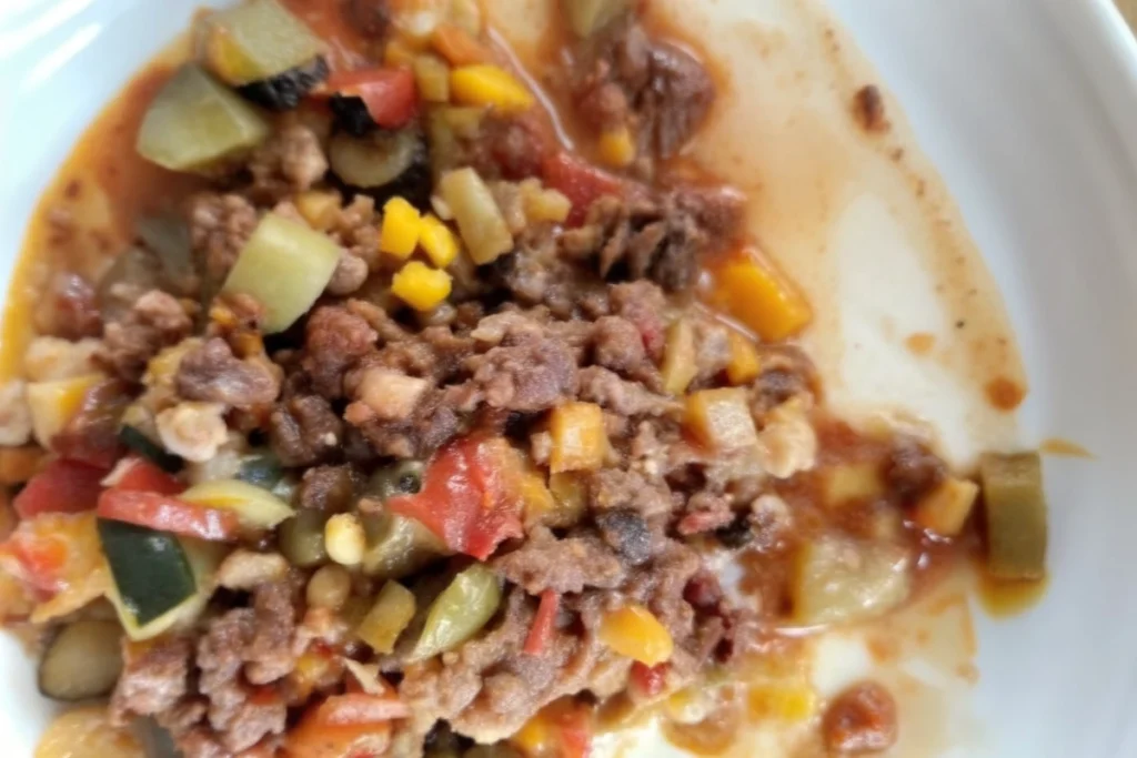 Ratatouille à la Viande Hachée